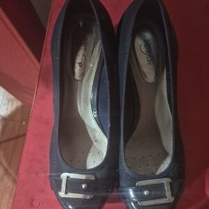 Alfani Black Heels with Buckle Accent